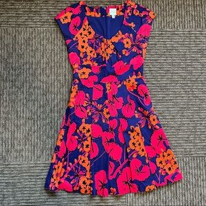 Bright floral dress